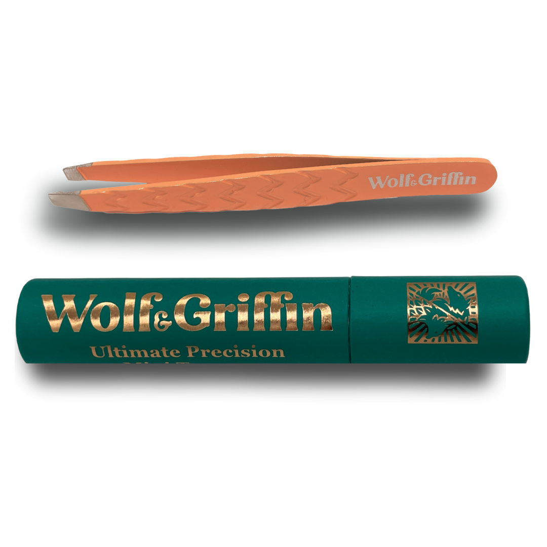Ultimate Precision Mini Slant Tweezer - Peach Perfect