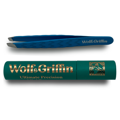 Ultimate Precision Mini Slant Tweezer - Marine Blue